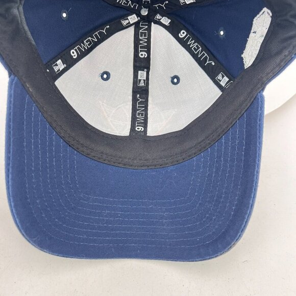 New Era 9Fifty NBA Utah Jazz Blue Navy Yellow Embroidered Snapback Hat - Picture 7 of 10